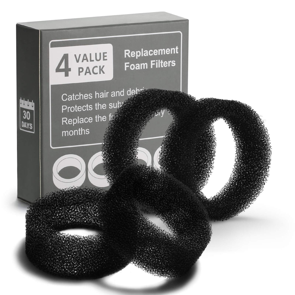 iPettie Water Fountain Sponges Pack Open—easy replacement to keep your cat fountain clean.
