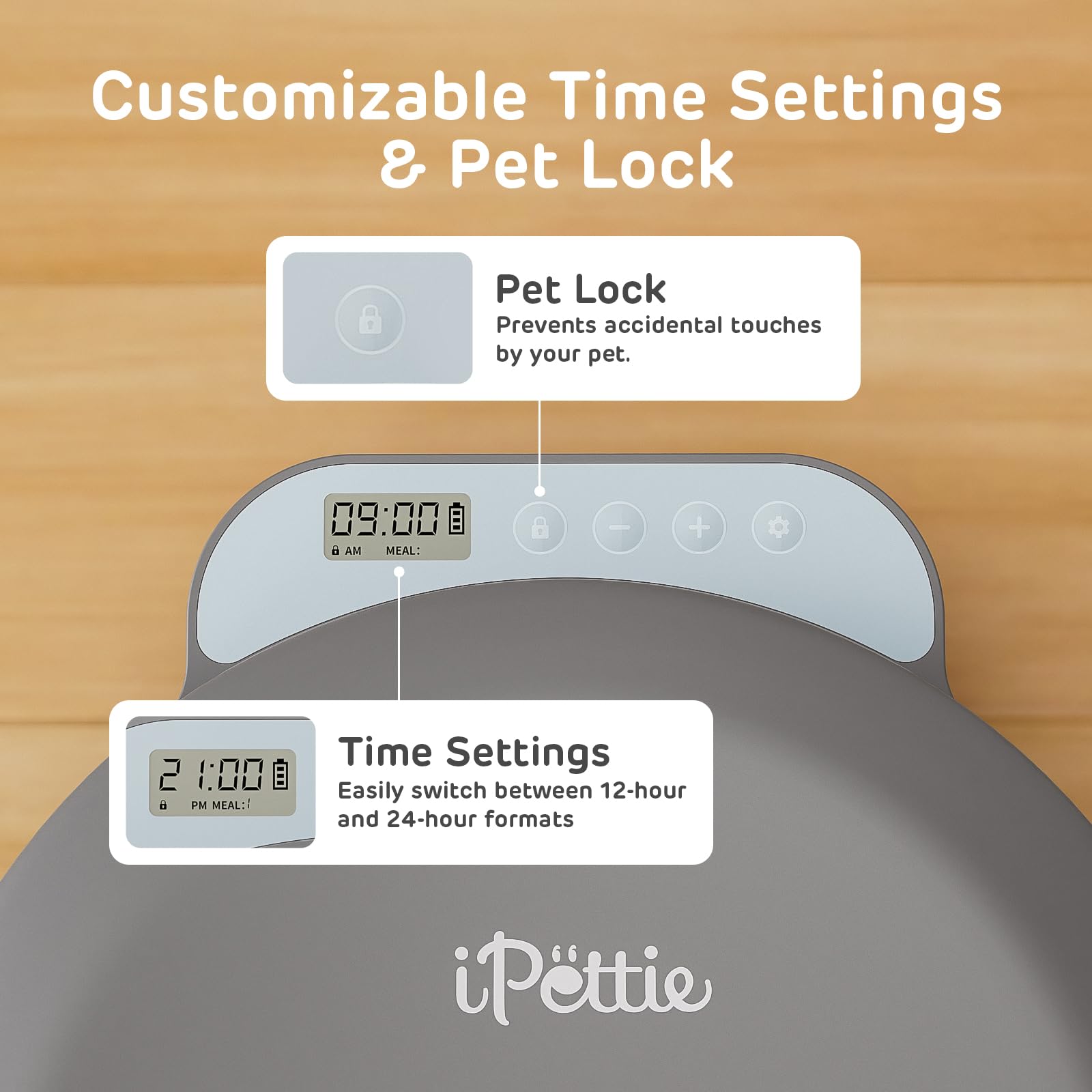 iPettie Zharko easy-clean disassembly for maintenance