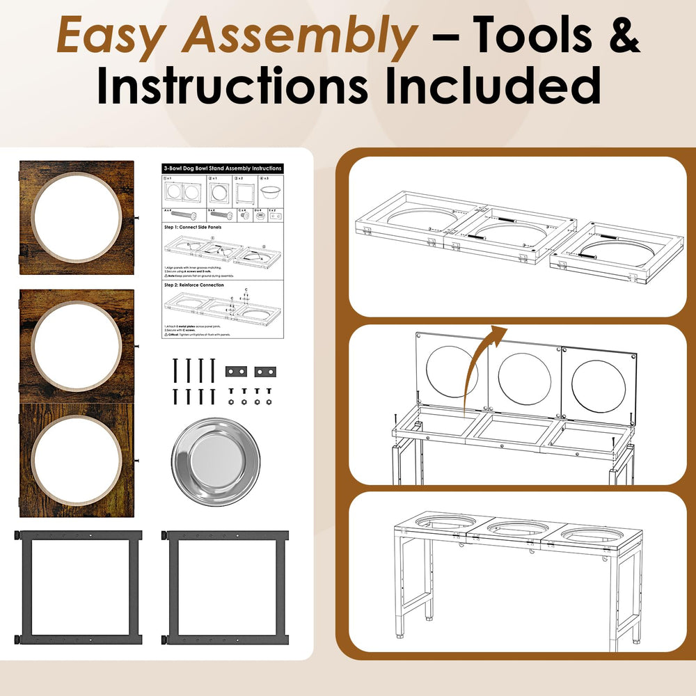 Ipixune easy-assembly kit includes tools and gloves
