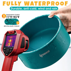 IPOW heavy-duty outdoor bowl withstands cold days and rough use.
