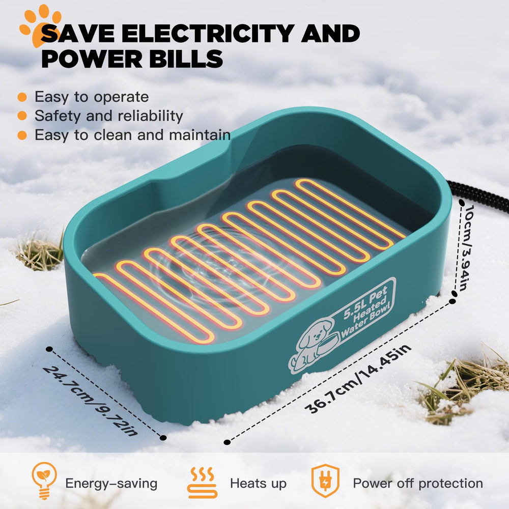 IPOW spill-proof base helps keep yards clean after drinking