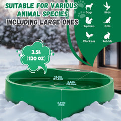 IPOW 3.5L thermal bowl maintains 77-95℉ warm water for cozy cold-season drinking.