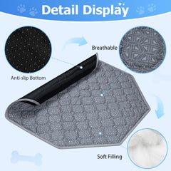 IPOZITO dog bed mat ultra-soft-padding offers plush resting spots.