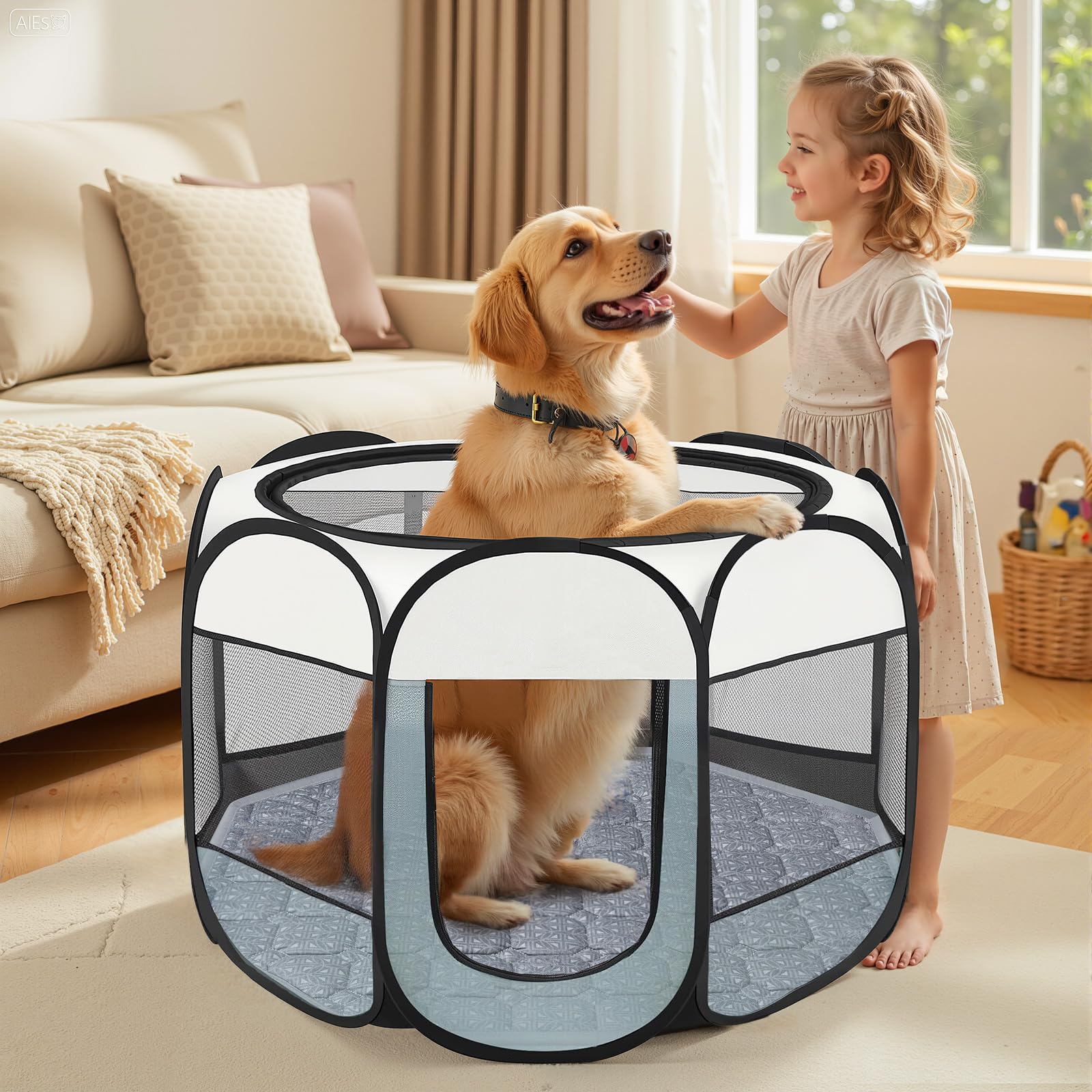 IPOZITO versatile dog bed mat for crates, floors, and travel
