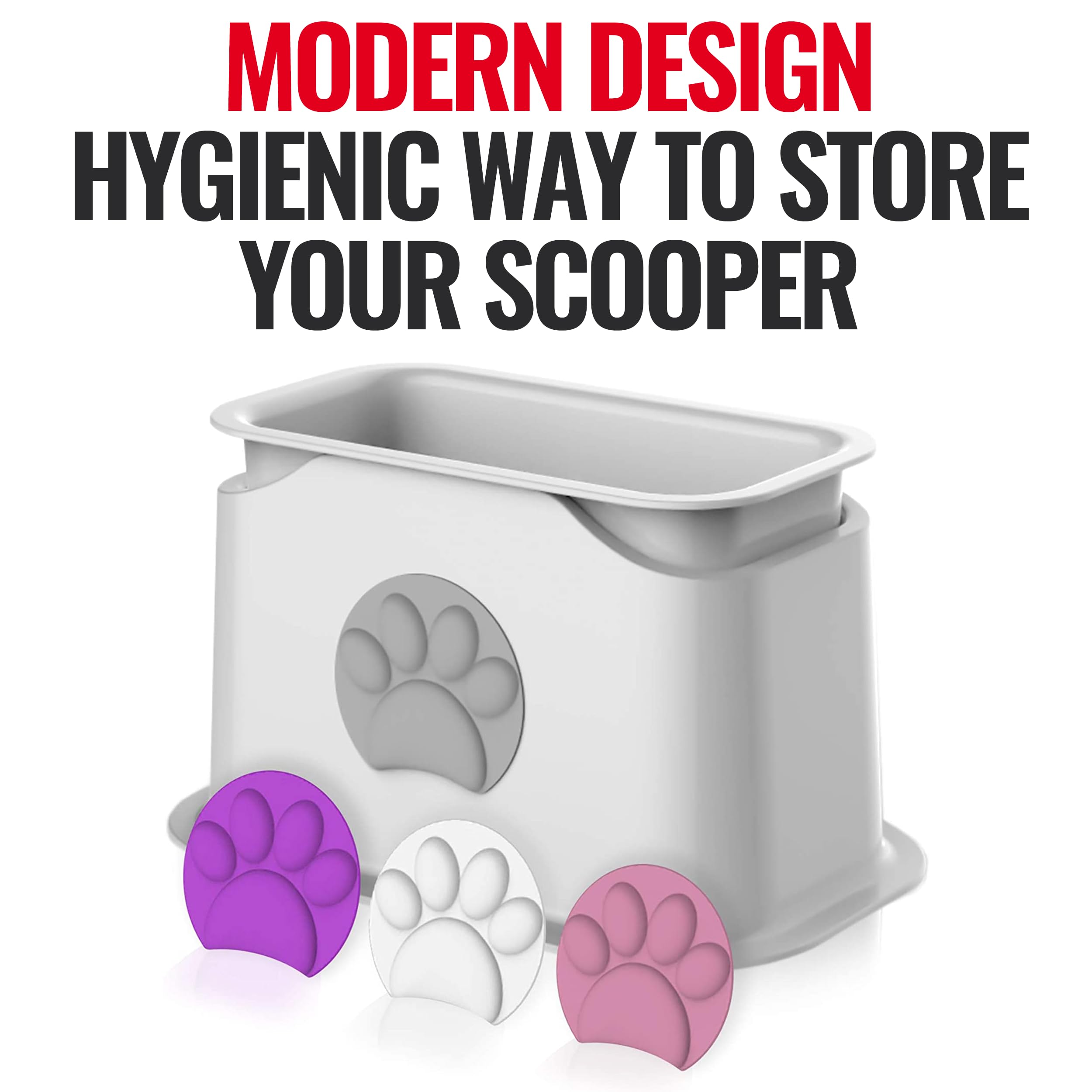 iPrimio ergonomic scoop handle provides a comfortable grip during scooping