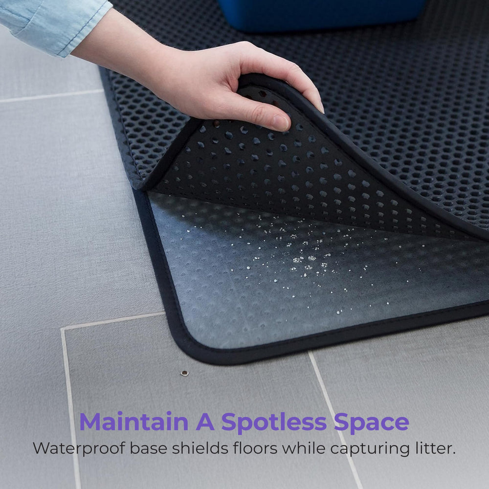 iprimio litter mat 30x23 dimensions provide ample space for larger cats