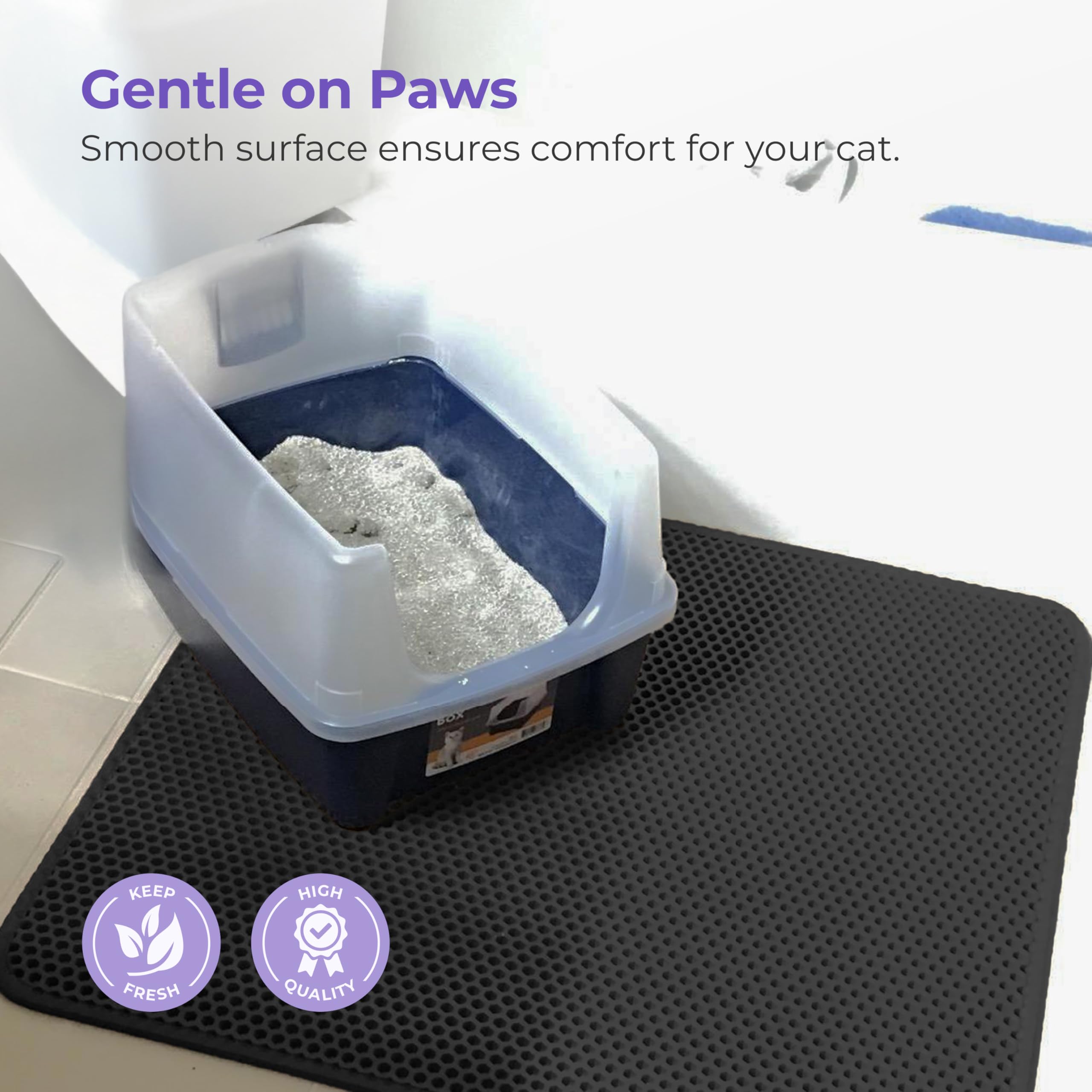 iprimio litter mat urine pad option demonstrates versatile setup for messy-cat households