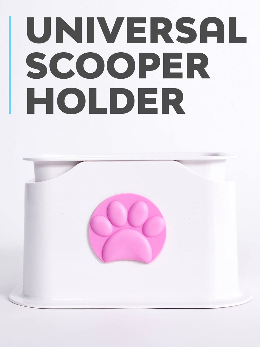 iPrimio scooper holder with heavy stability reduces litter dust