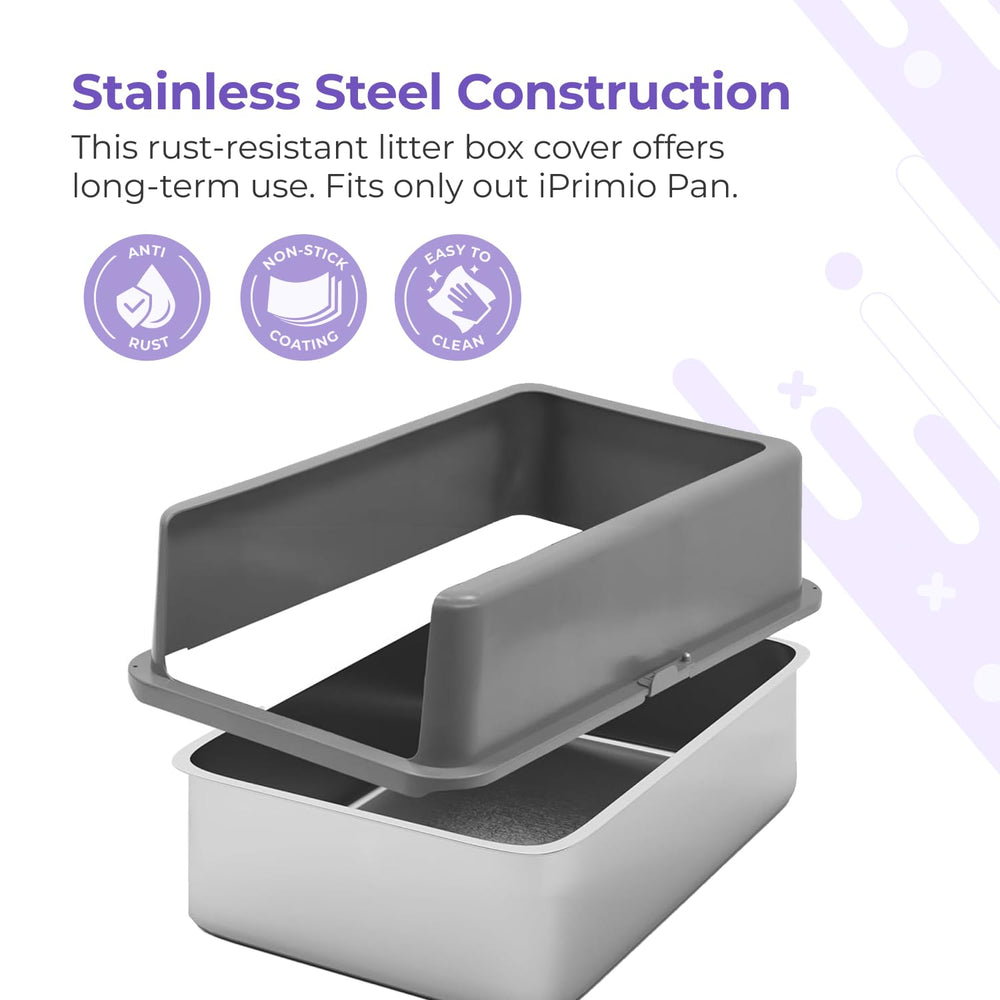 iPrimio XL lid easy-clean surface supports quick maintenance after scooping.