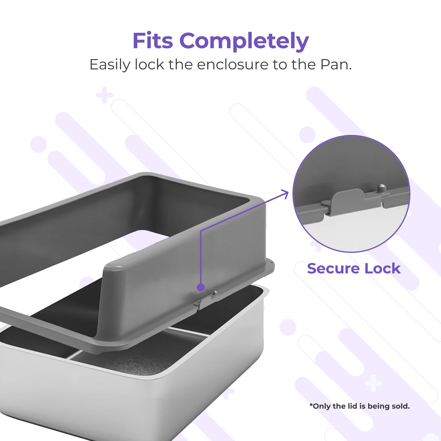iPrimio patent-pending cover emphasizes protected litter area for calmer cats.