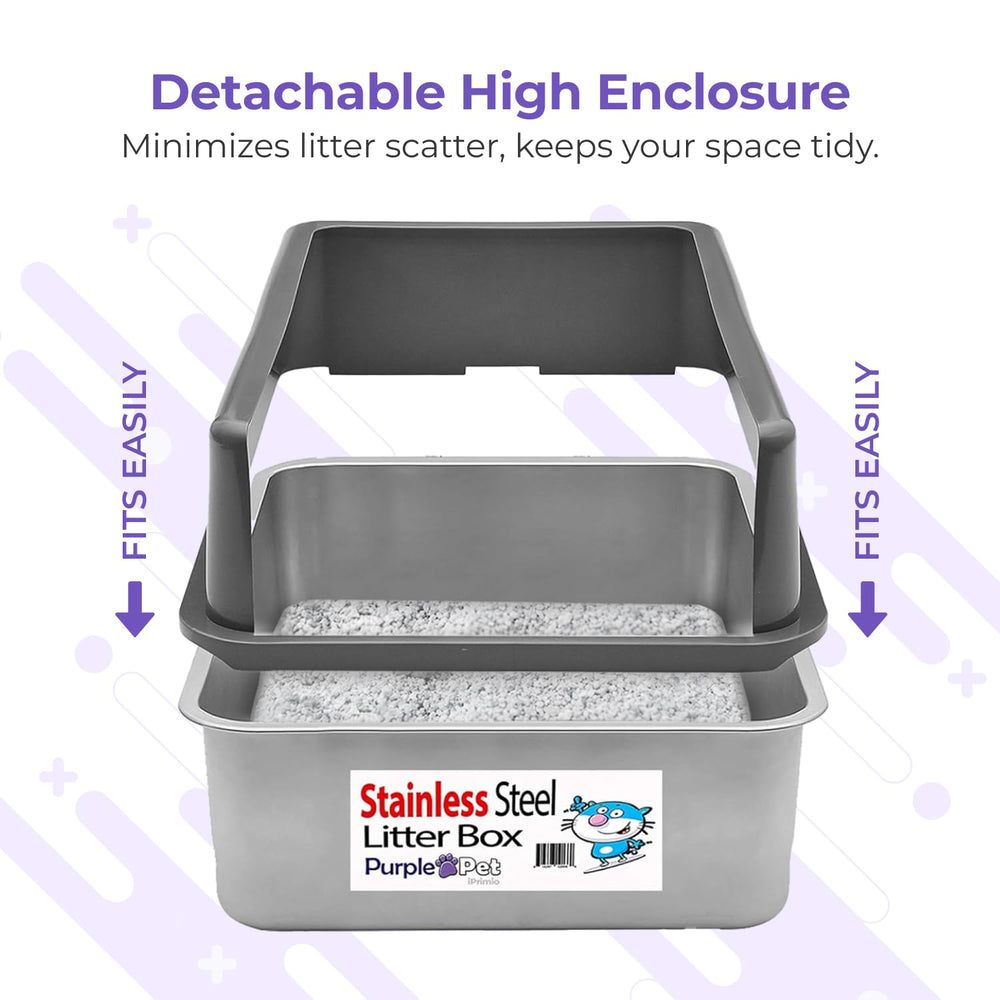 iPrimio XL top-only enclosure keeps litter contained while simplifying cleaning.