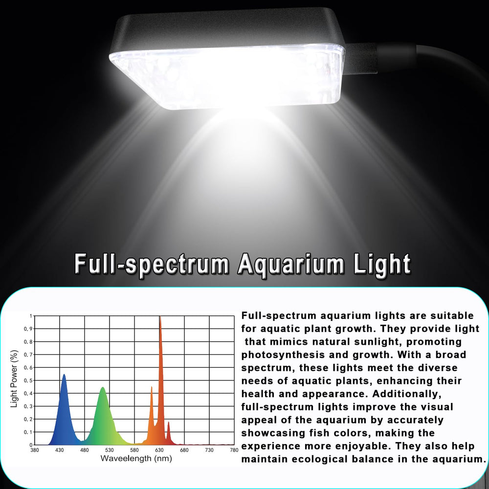 iPriro 4mm glass construction highlights durable, clear panels for small-tank viewing.