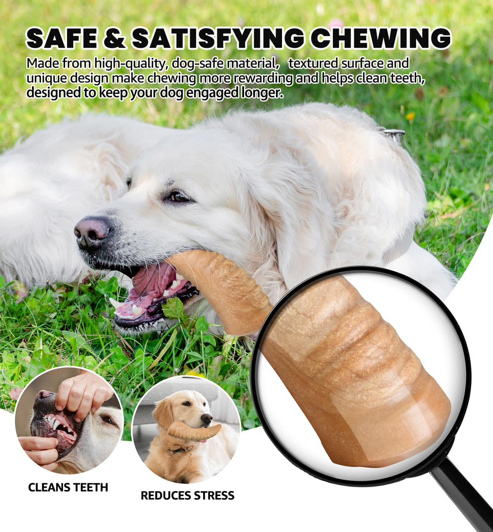 IPTPAS Anxiety-relief Chew Toy textured surface reduces boredom and destructive behavior.