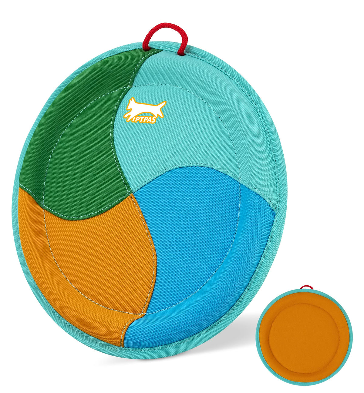 IPTPAS dog flying disc 9-5 inch diameter for active fetch sessions