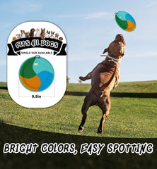 IPTPAS dog flying disc lightweight to throw and chase with ease