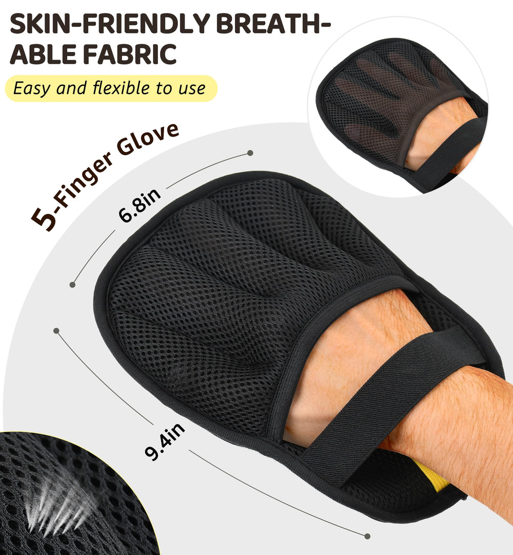 IPTPAS Pet Hair Remover Glove washable storage highlights reusable cleaning power
