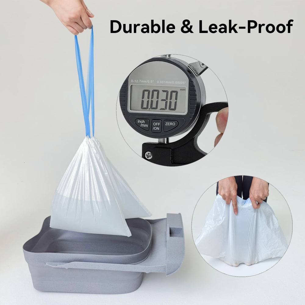 IQMaoGo 3mil heavy-duty bag resists tears and punctures