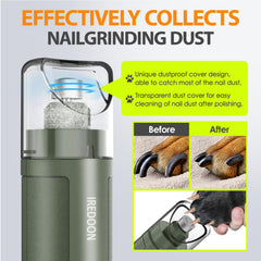 IREDOON dog nail grinder with 3 speed ports for different nail types