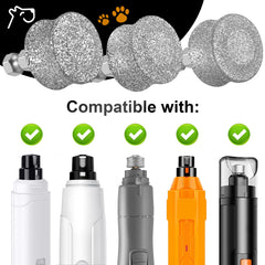 IREDOON replacement head offers three grits in diamond material for efficient grooming.