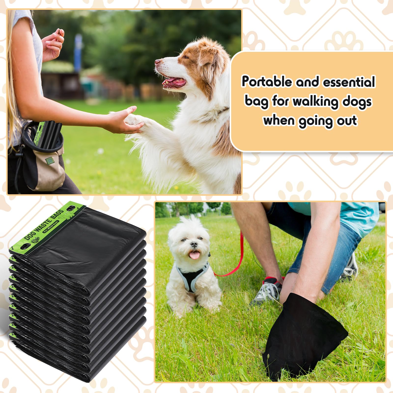 Ireer opaque design preserves privacy while disposing pet waste during walks