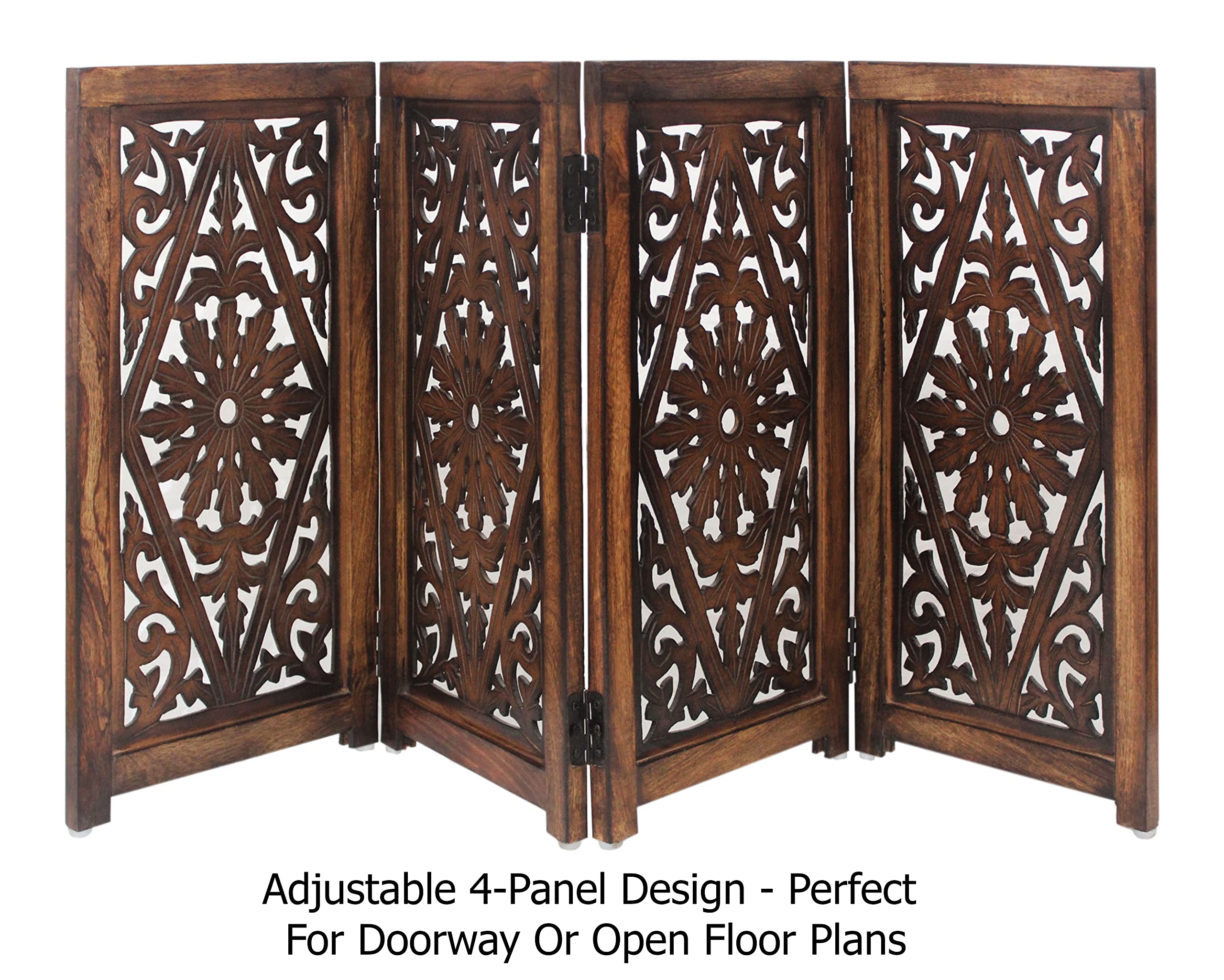 IRONGATE solid mango wood frame conveys durability and a natural texture.
