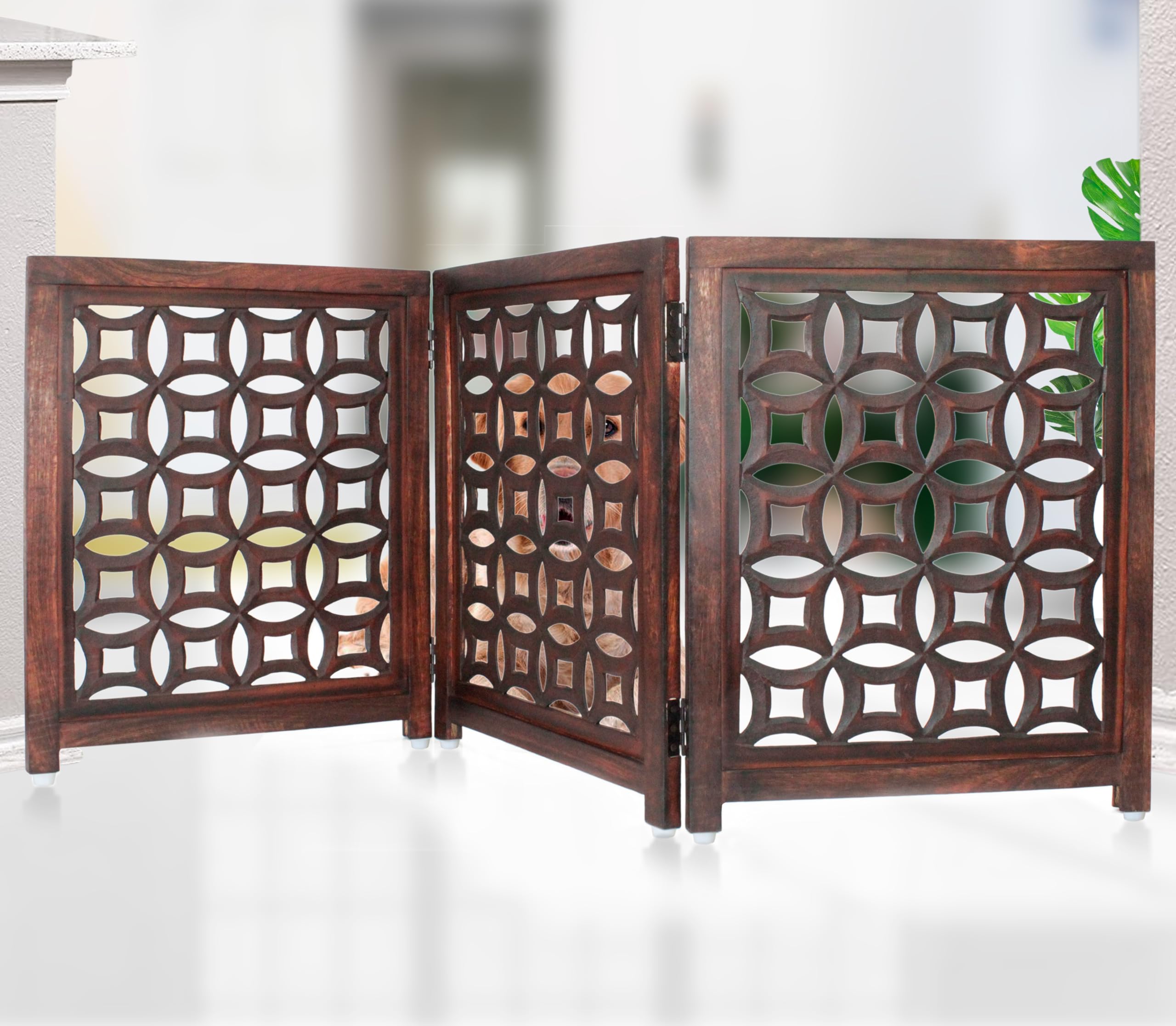 IRONGATE wooden foldable gate fully assembled for immediate use