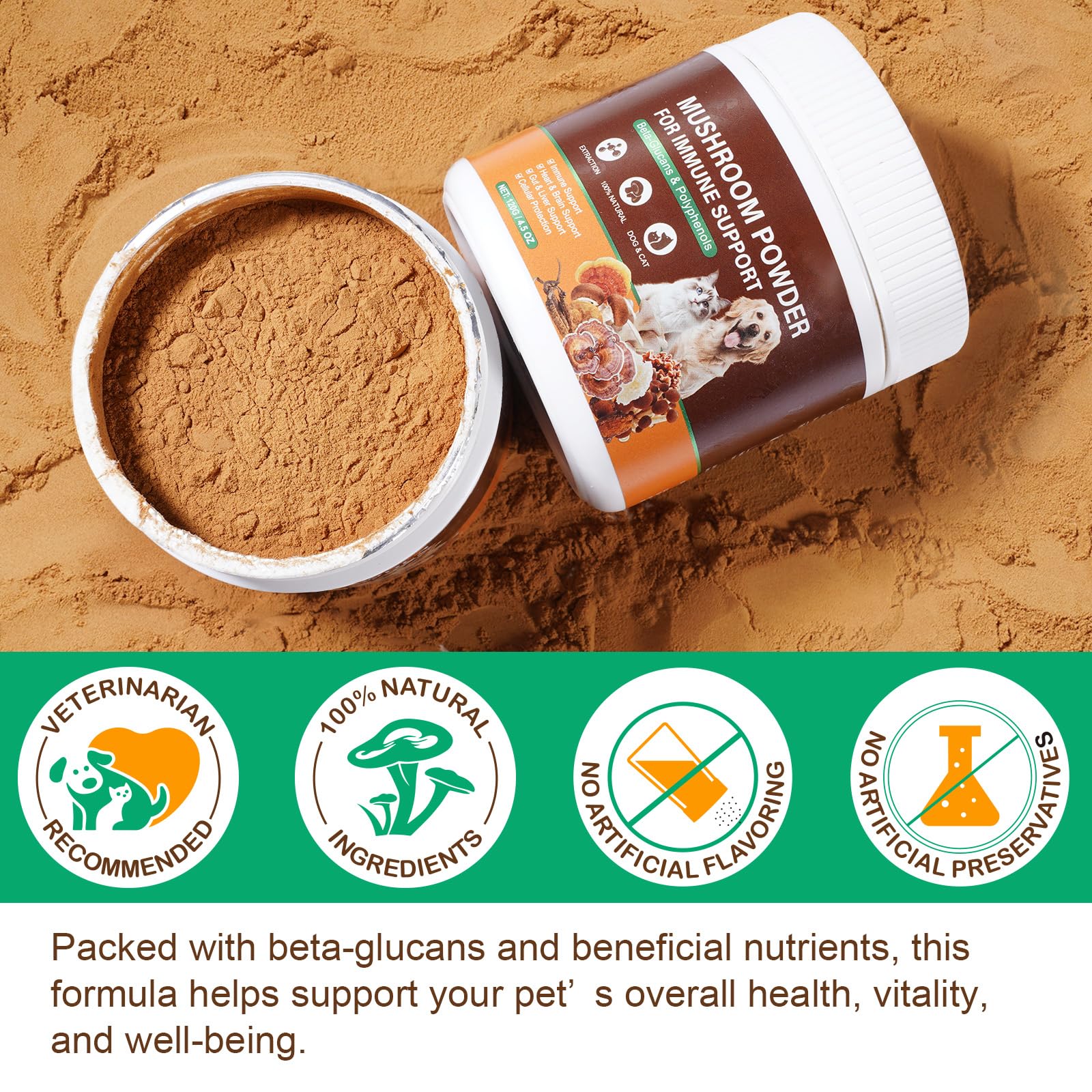 IRSRDOQU ready-to-use powder fits a pet wellness routine
