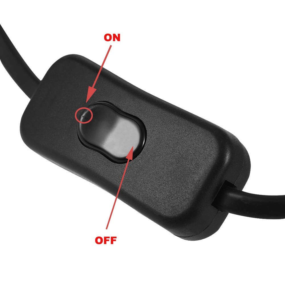 iRuiZhe heat lamp holder 5-foot cord offers flexible placement around enclosures.