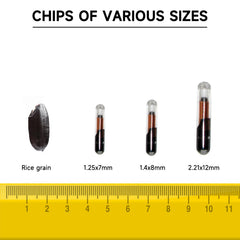 ISENVO microchip with compatible scanner demo.