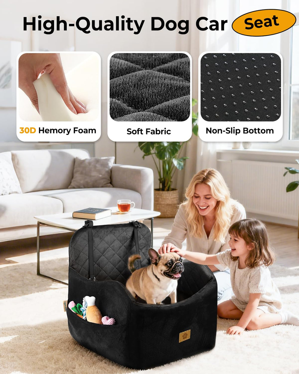 Ishineon detachable washable cover simplifies cleaning after trips.