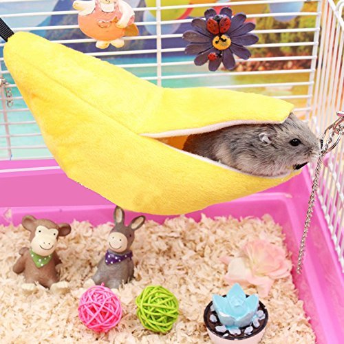 ISMARTEN Banana Bed House doubles as hammock for versatile cage setup