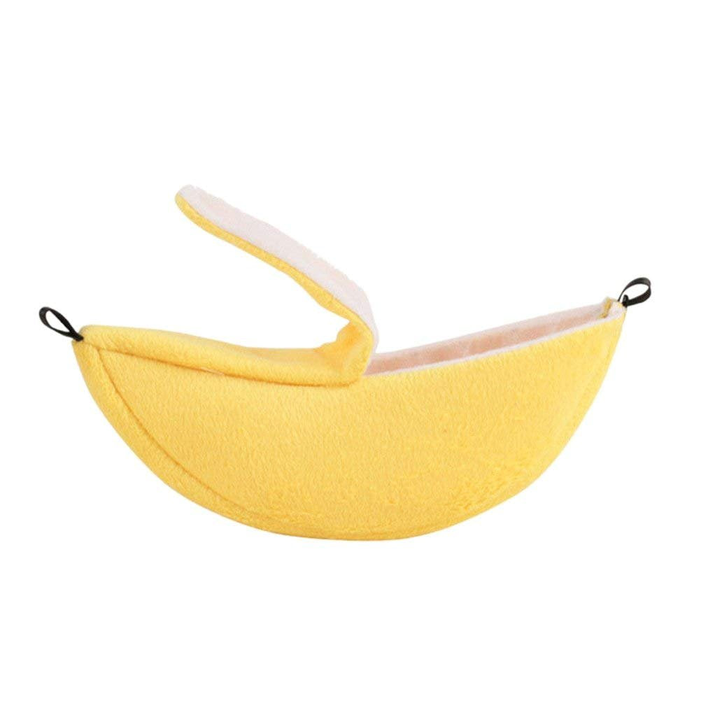 ISMARTEN Banana Bed House 20x6x6 cm size fits small pets comfortably