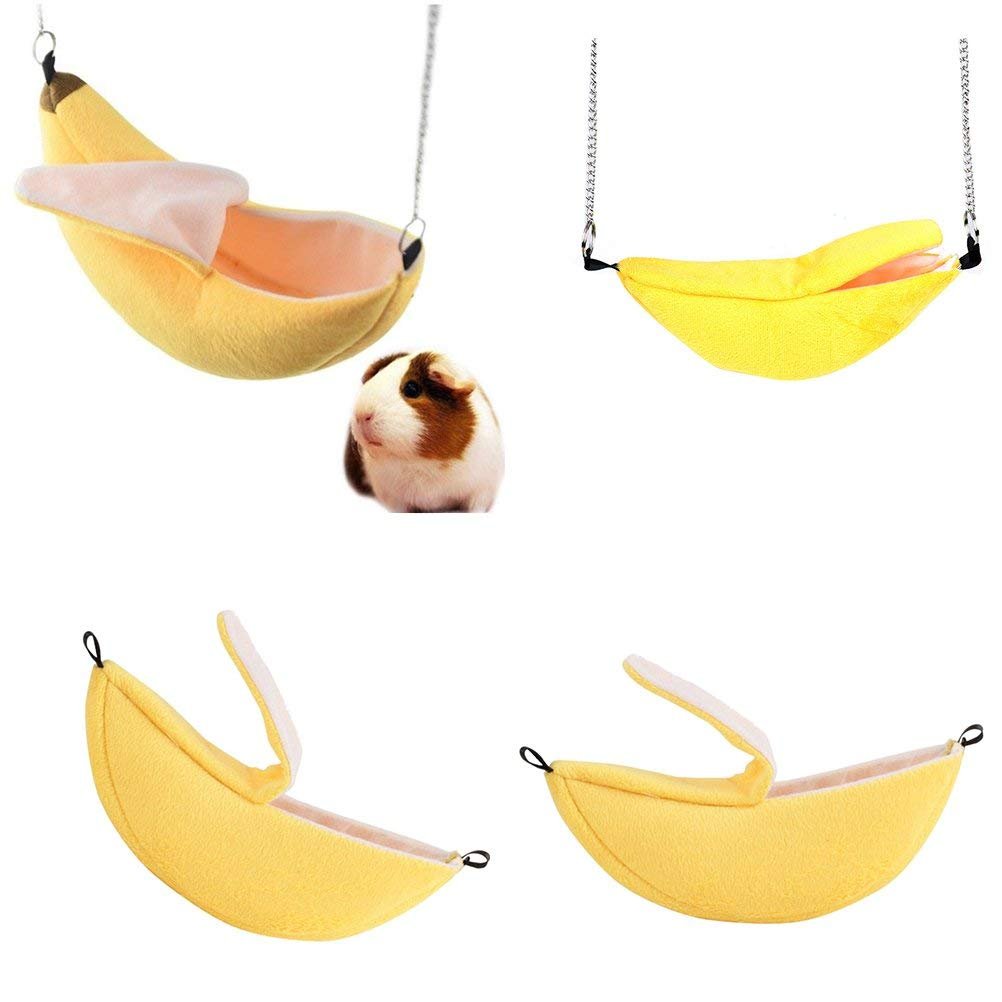 ISMARTEN Banana Bed House warm shelter helps pets stay cozy in winter