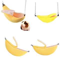 ISMARTEN Banana Bed House warm shelter helps pets stay cozy in winter