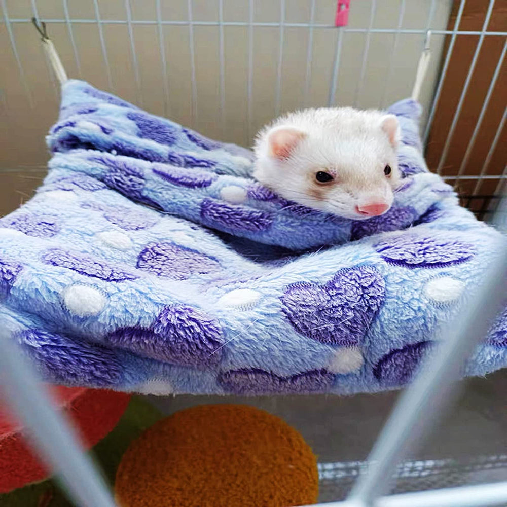 ISMARTEN small pet hammock in cage enabling safer elevated lounging