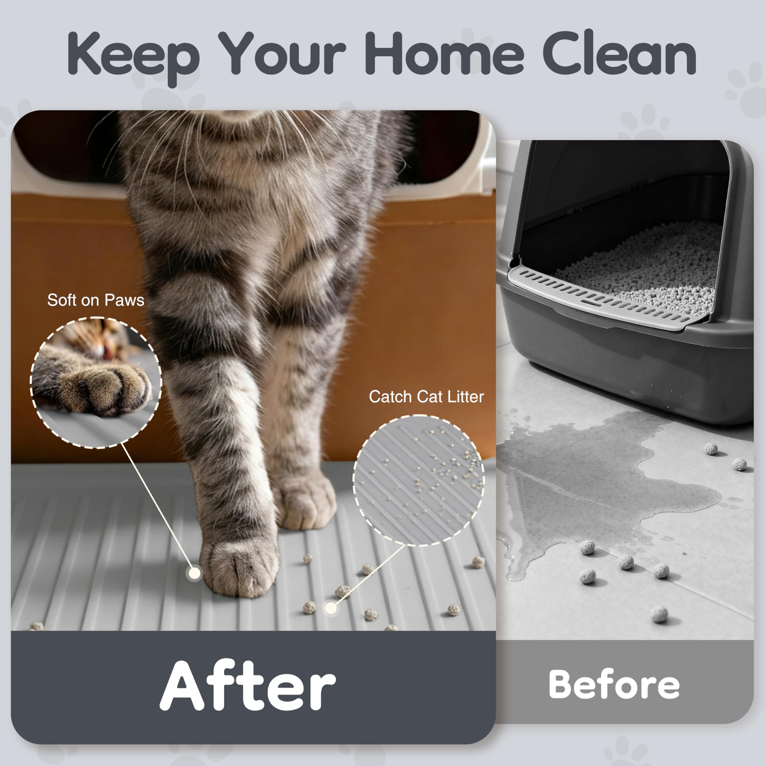 ISSEVE mat placed under bowls to catch spills and drips