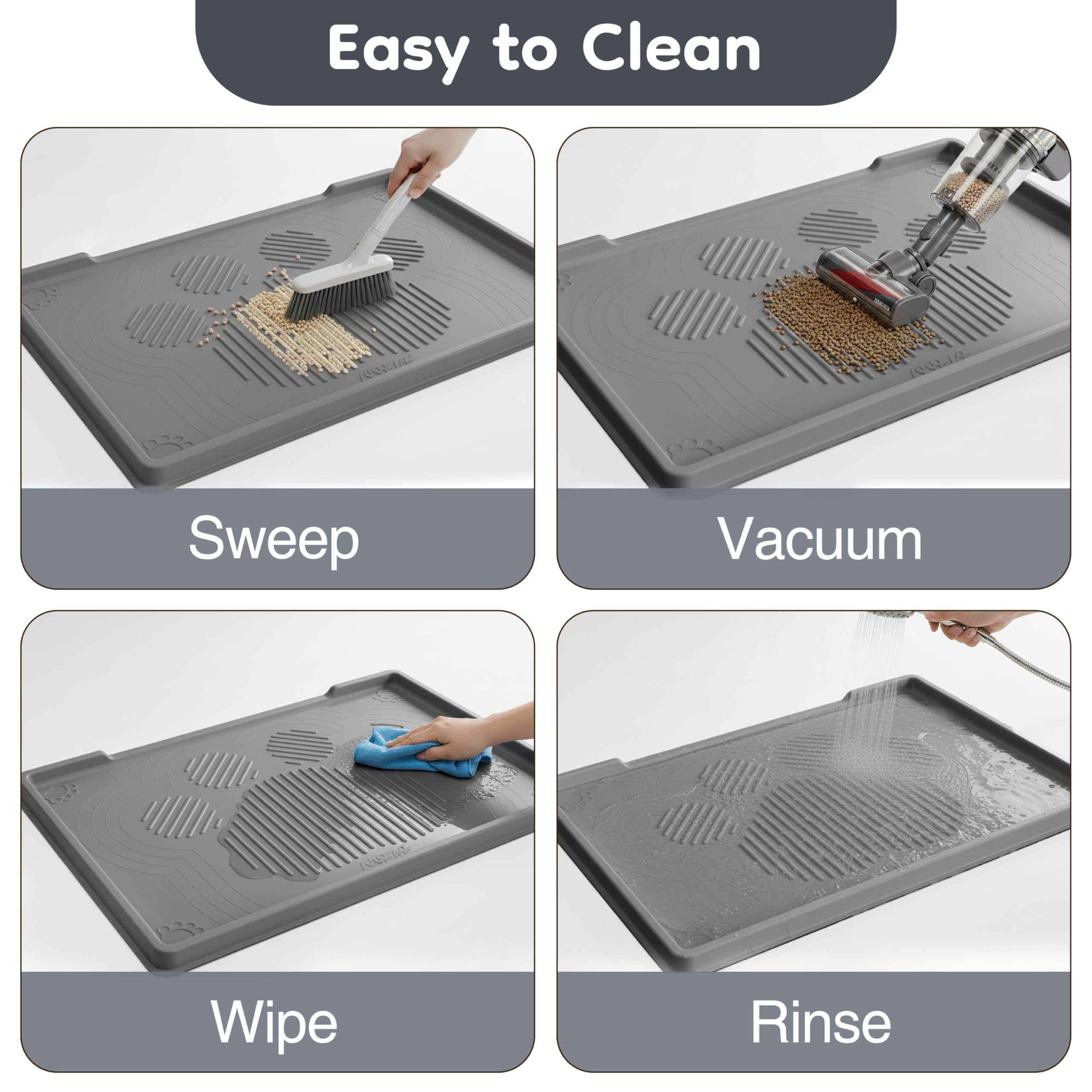 ISSEVE under-bowl use keeps feeding areas clean and dry