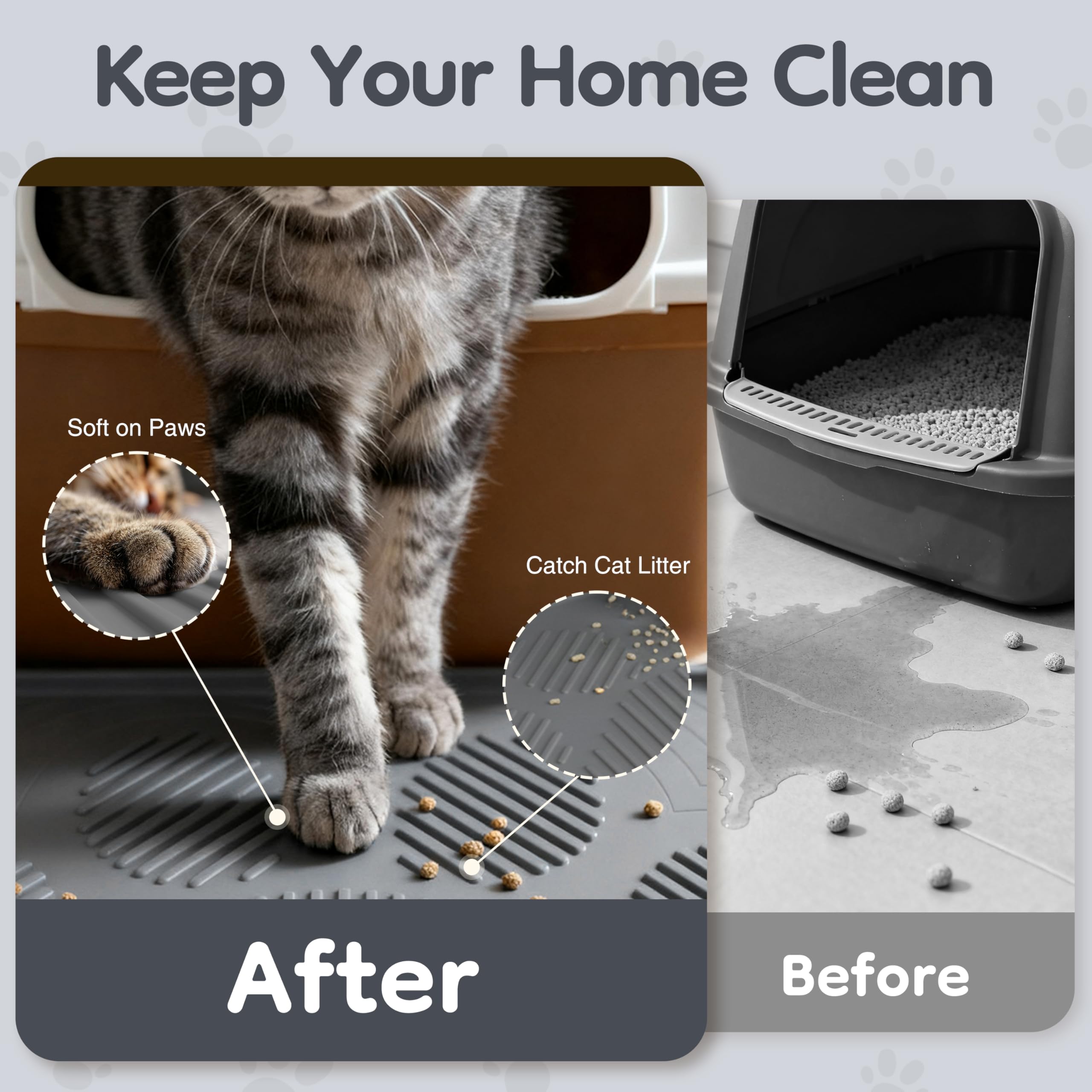 ISSEVE multi-use mat catches spills and doubles as a feeding rest area