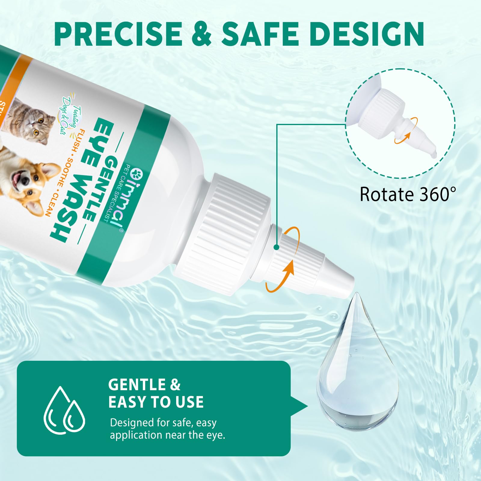 ISUNRISE apply drops with cotton pad demonstrates simple three-step routine.