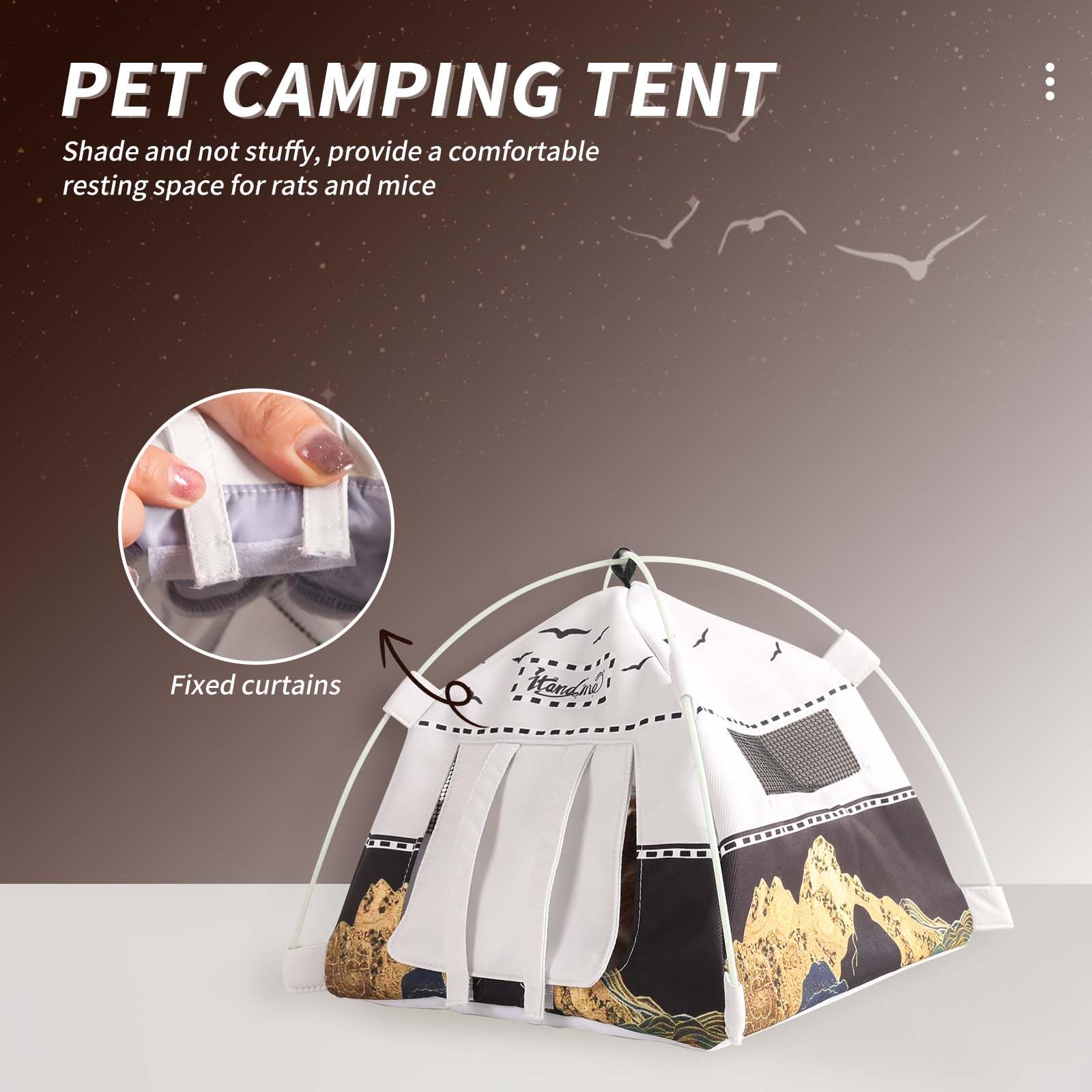 ITANDME bite-resistant tent frame proves durable chew resistance for active pets.