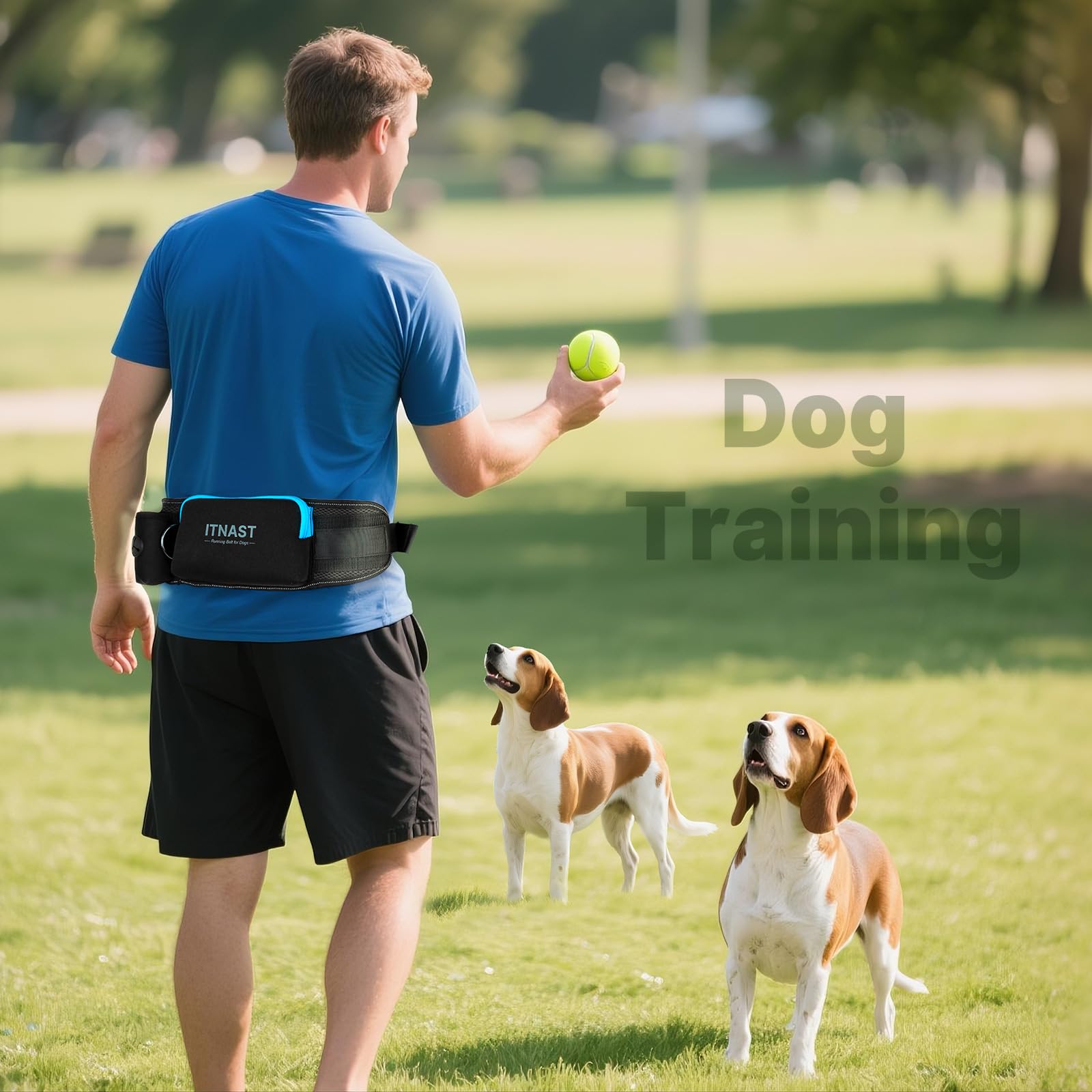 ITNAST padded ergonomic lumbar-support belt cushions the back on long walks