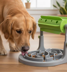 Ito Rocky height-adjustable toy fits small to medium dogs for comfortable play.