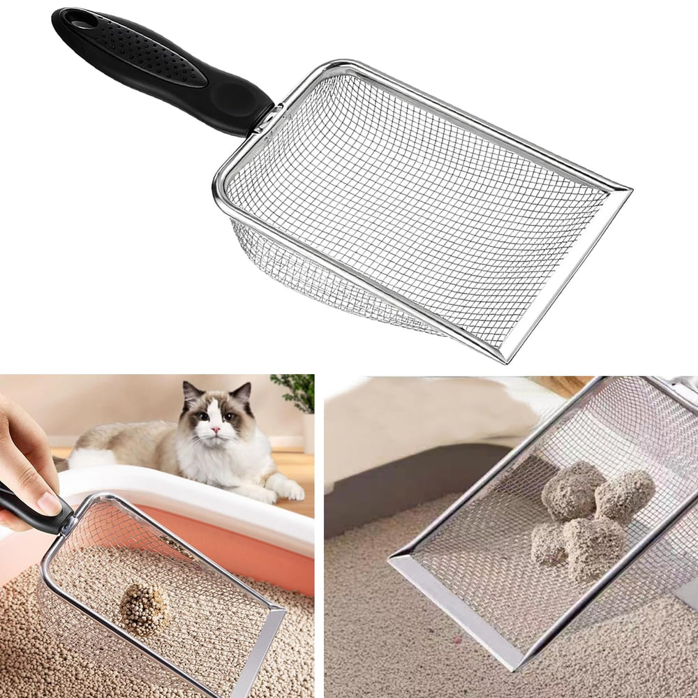 itPlus litter scoop works with all litter types for versatile use