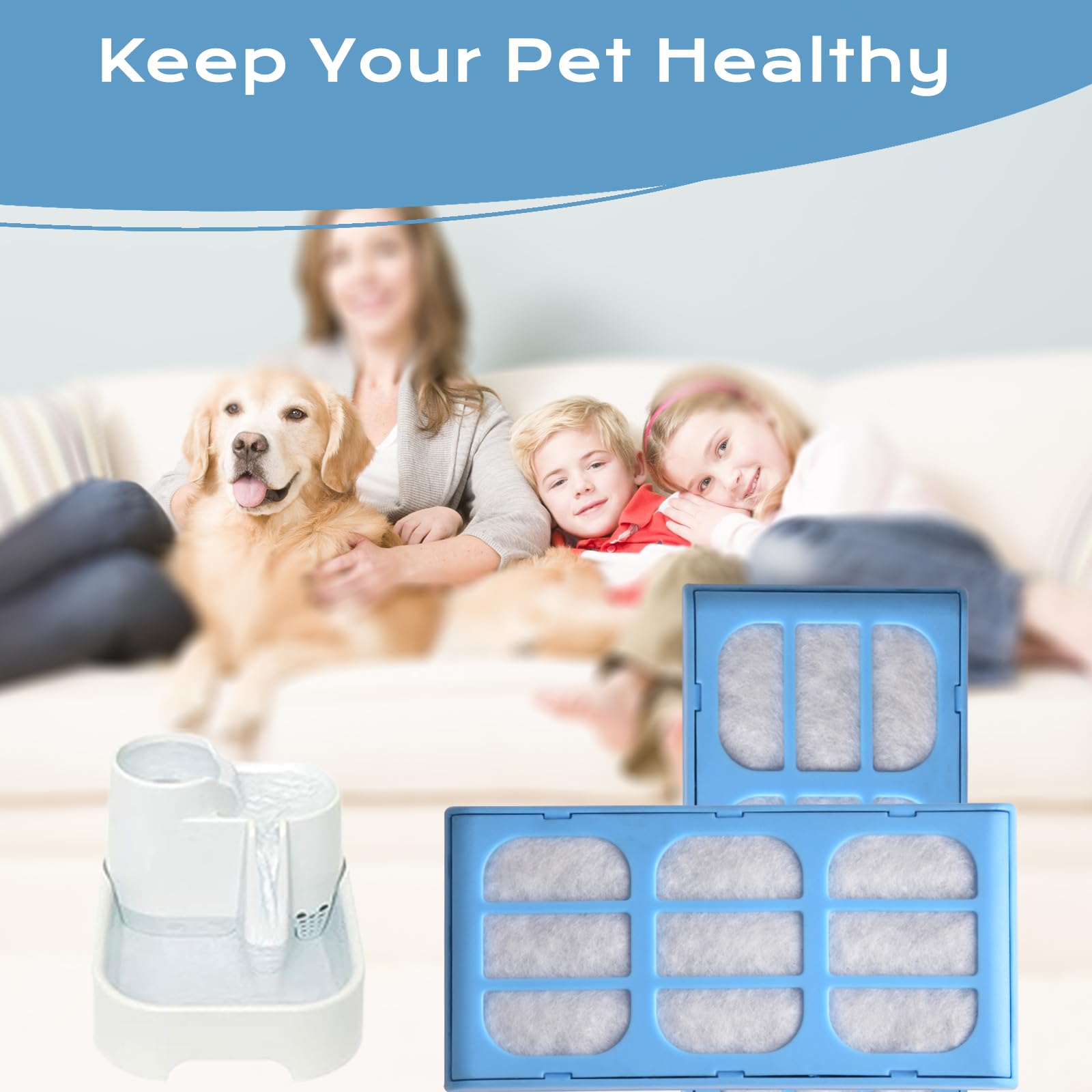 IT'S PURE EXPERT fresh-water concept ensures pets enjoy clearer-tasting water daily.