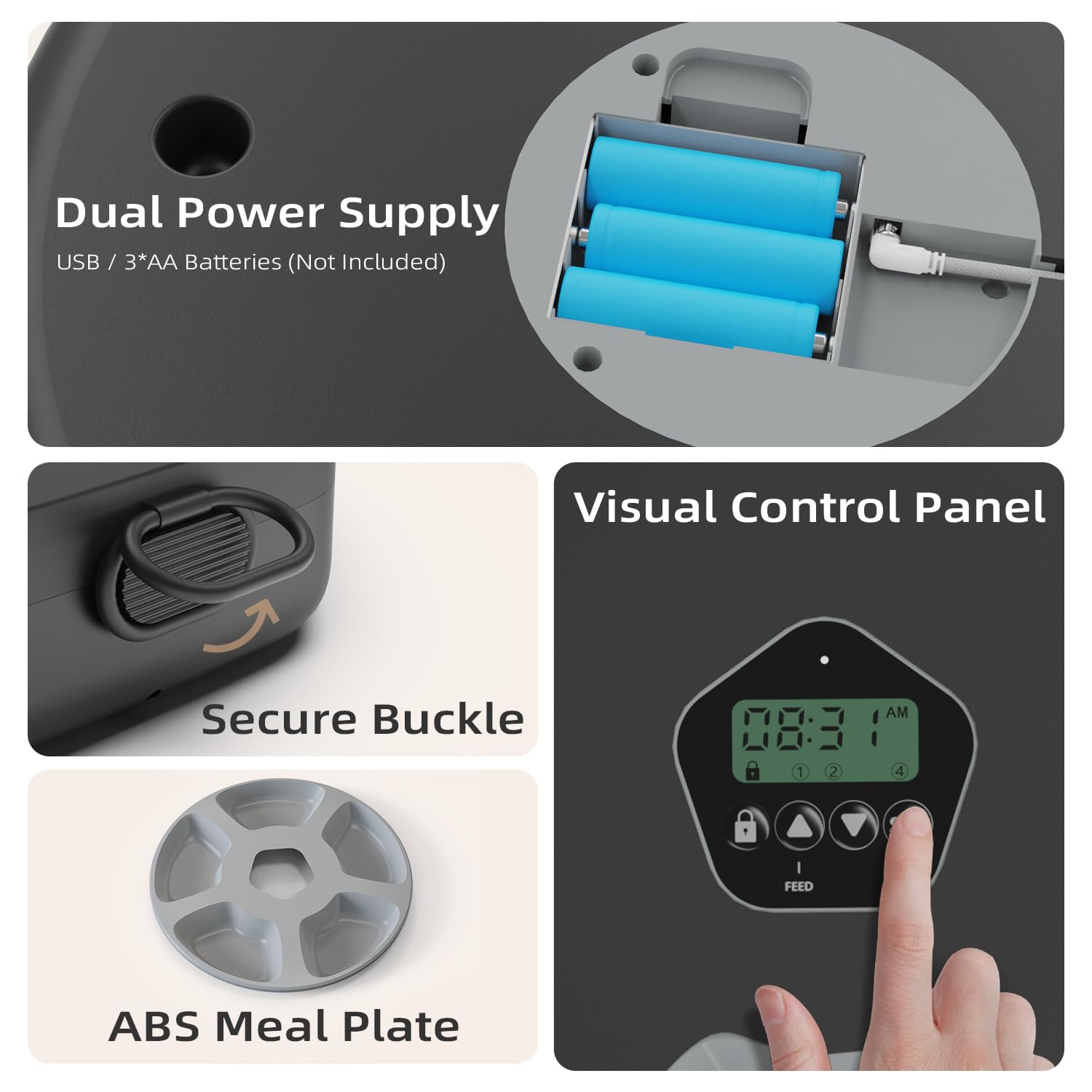 ITSCUTE removable trays highlight simple cleaning and hygienic daily maintenance.