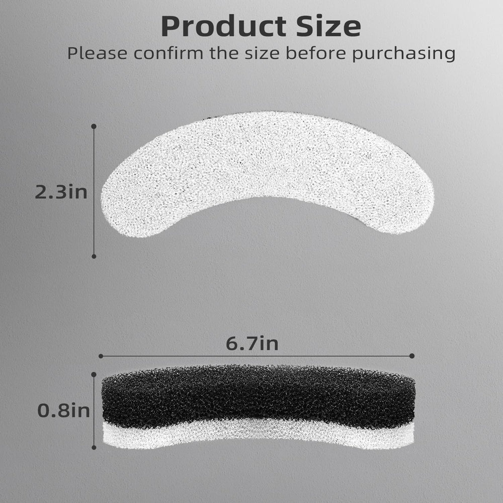 ITSCUTE soak-before-use instruction image indicates pre-soaked foam improves filtration.