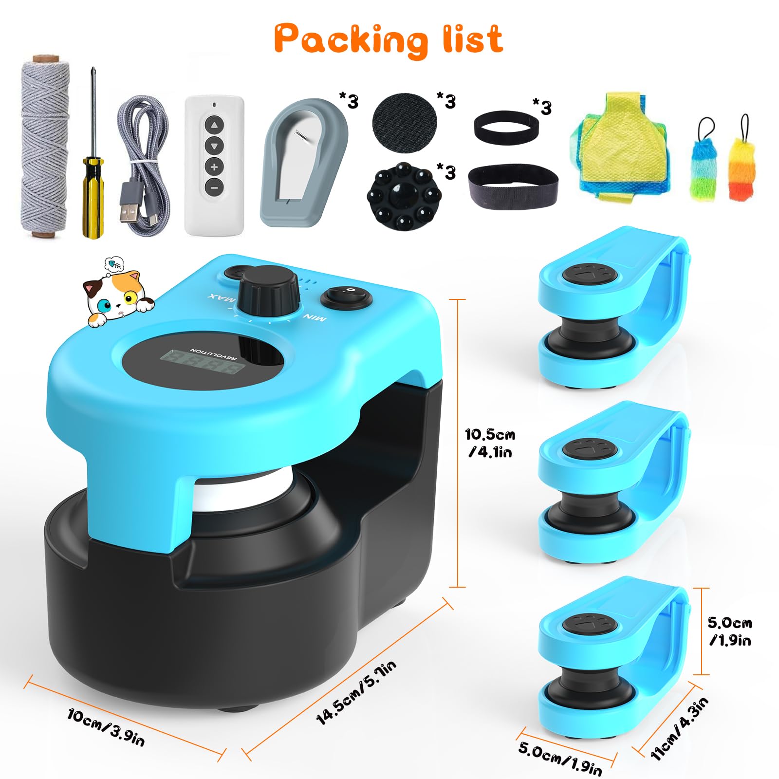 ITSHINY cat toy multi-cat friendly design supports shared play