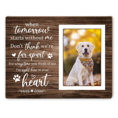 Itsoly Pet Memorial Frame front view—timeless keepsake for cherished photos