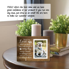 Itsoly pet photo frame portrait 4x6 preserves pet memories for daily reflection