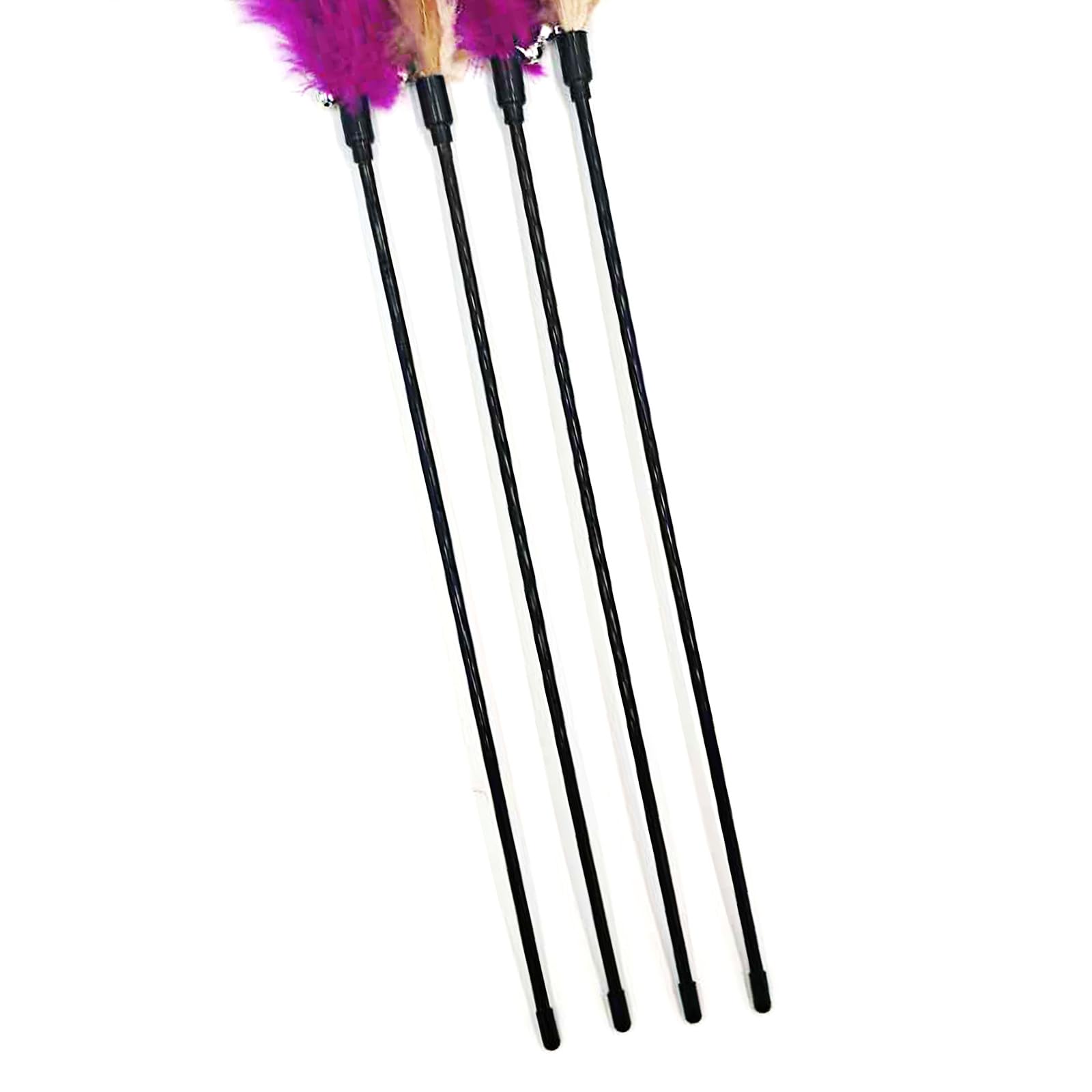 IUHKBH cat teaser wand safety features keep fingers distant during play.